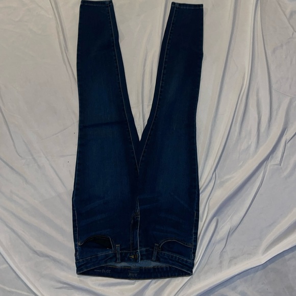 a.n.a Jeans Stretch Blue denim skinny anke Size 10 - Picture 8 of 9